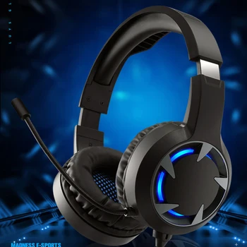 

New A9 Gaming Headset Earphone Wired Gamer Headphone Stereo Sound Headsets with Mic LED light for Computer PC Gamer