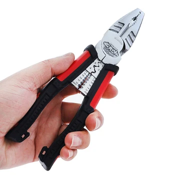 

7-in-1 Electrician Multi-function Pliers Wire Stripping Crimping Pliers Cable Tools Wire Cutter Needle Nose Pliers Hand Tools N