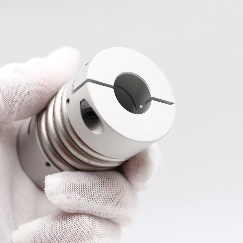 acoplamento elastico de aco inoxidavel do torque alto parafuso motor codificador keyway 03