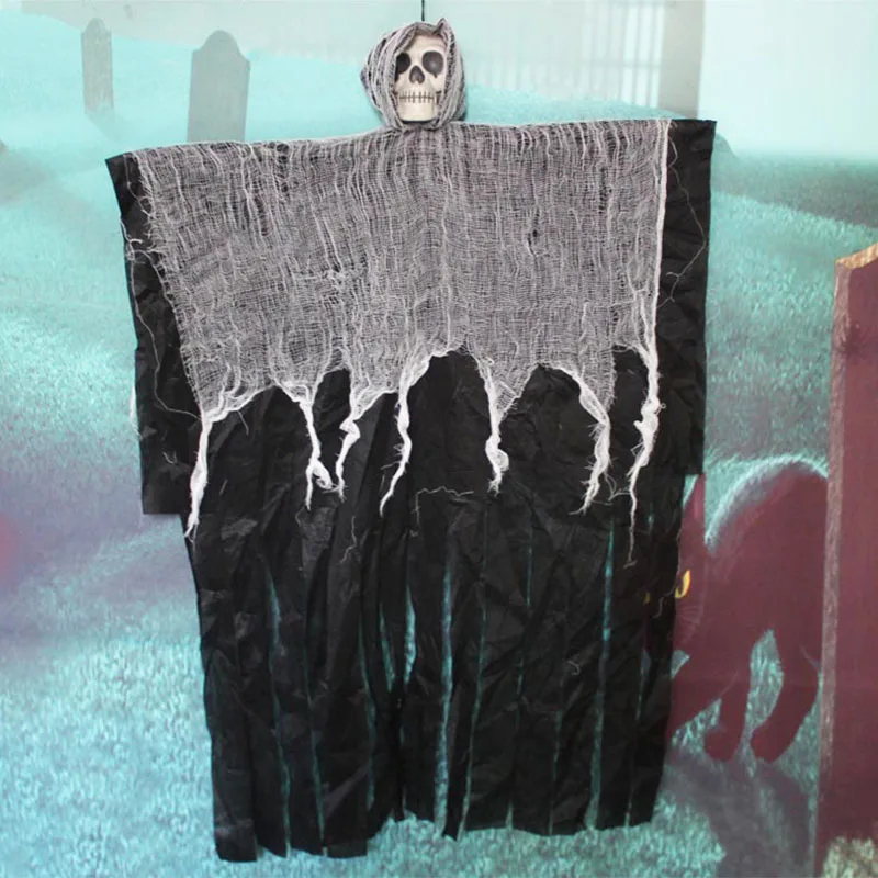 

Horrible Hanging Skull Ghost Halloween Decoration for Party Haunted House