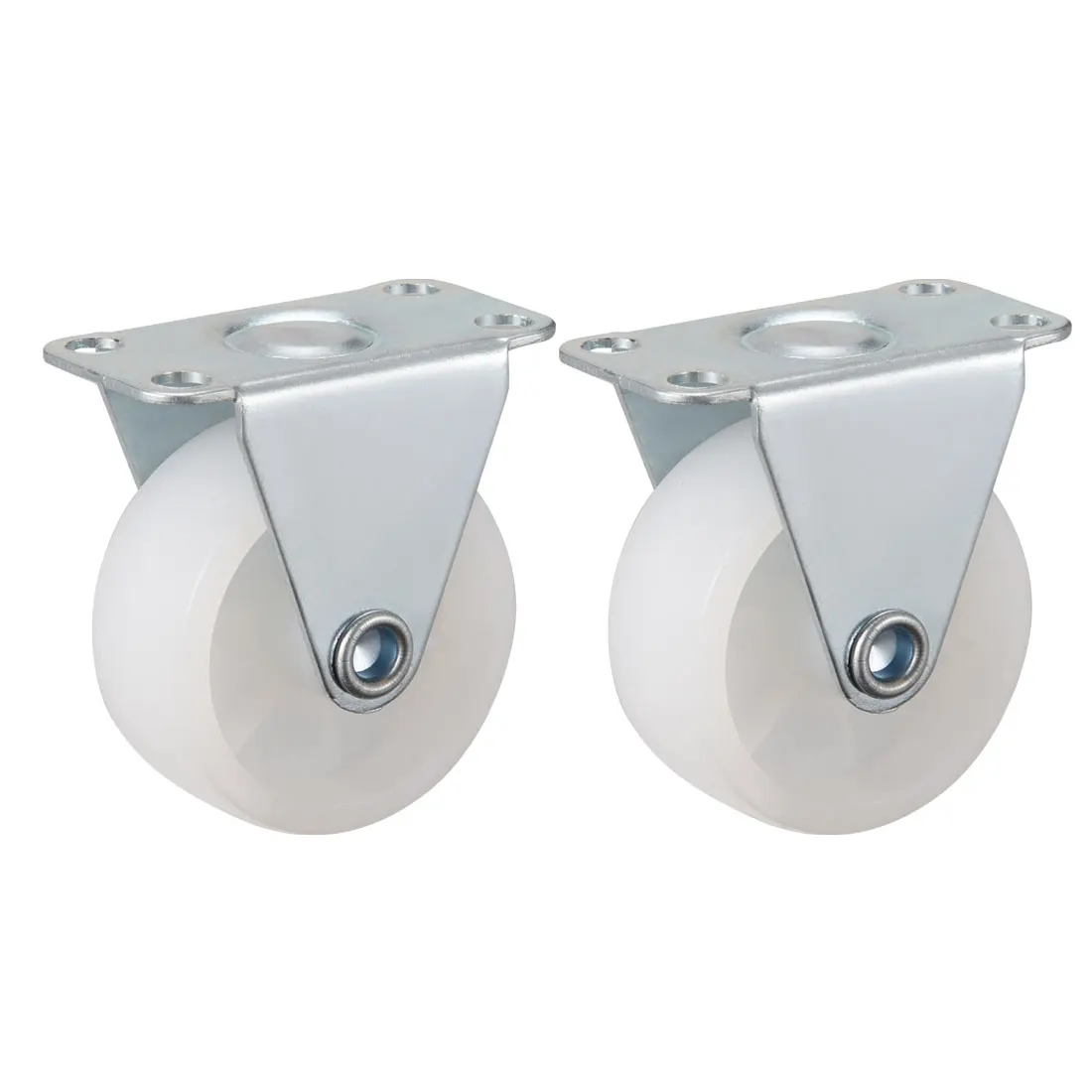 

uxcell 1 Inch Swivel Caster Wheels PP 360 Degree Top Plate Mounted Caster Wheel 1.5 inch Fixed 2pcs