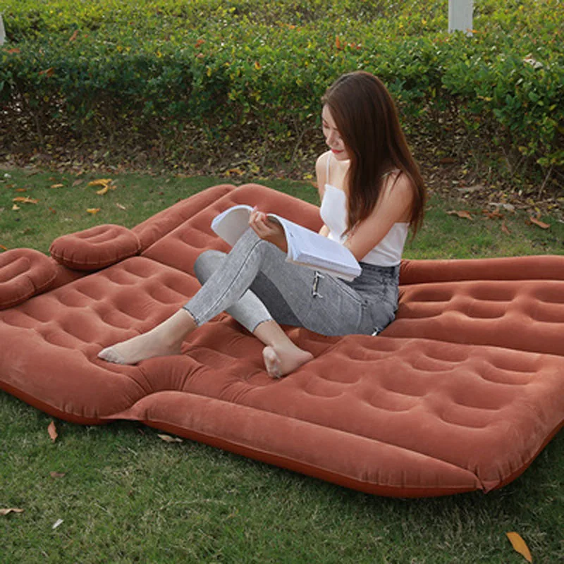 Inflatable Mattress For The Car In Comfort Trunk Clamshell For Tent Thicken Increase Flocking Material Free Delivery