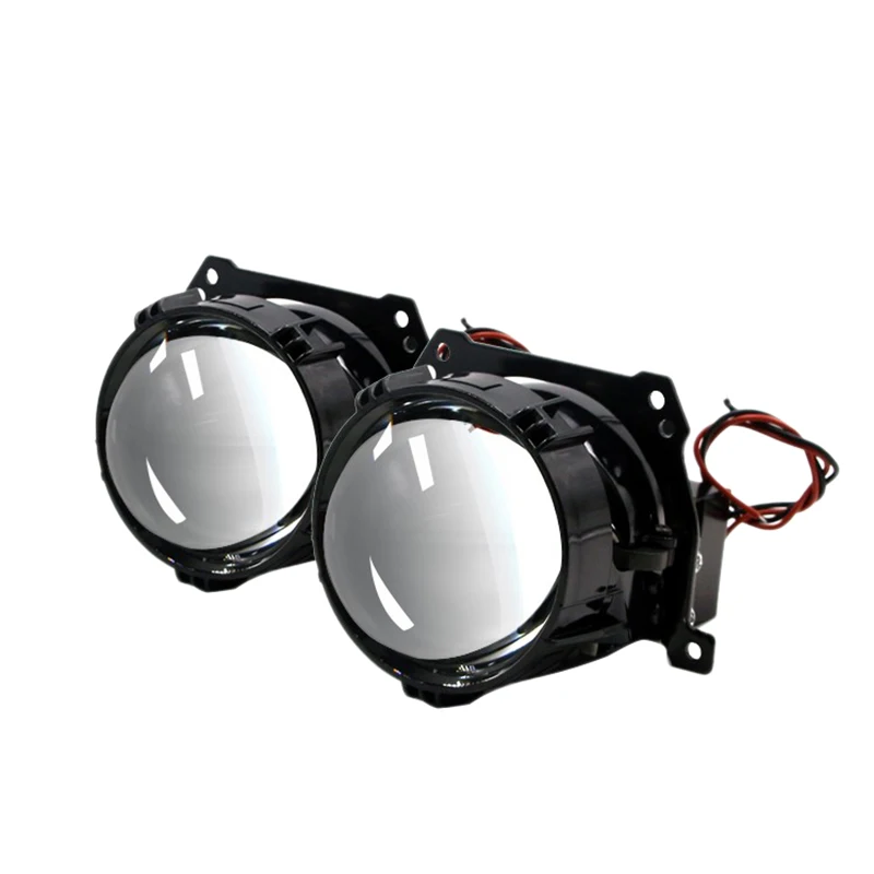

Car Led Double Light Lens Car Headlight Headlights Double Xenon Projection Lamp Super Bright Black Warrior Led Lens Highlights C