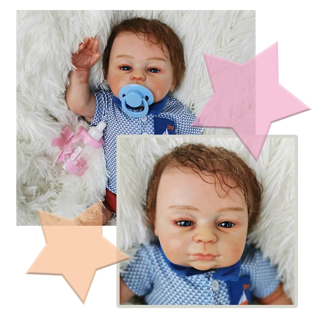 OtardDoll 18 дюймов Reborn baby doll 45 см полностью силиконовые реалистичные куклы-реборн Bonecas милая игрушка для подарка на день рождения