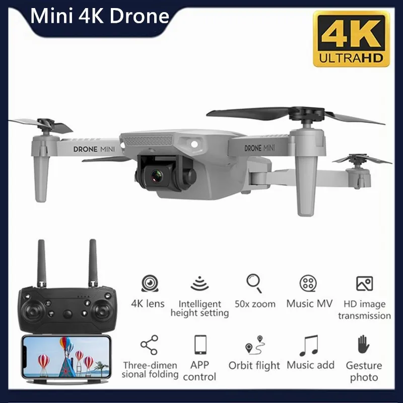 

30/ 500W RC Mini Drone 4K Wide-angle Camera Photography 2.4G WiFi Live Video Helicopter Foldable Quadcopter Dron RC Toys