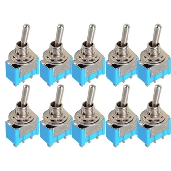 

Small Toggle Switch Mts-103 3-Foot 3 Gear Rotating Blue Kink Switch 125/250V Switch