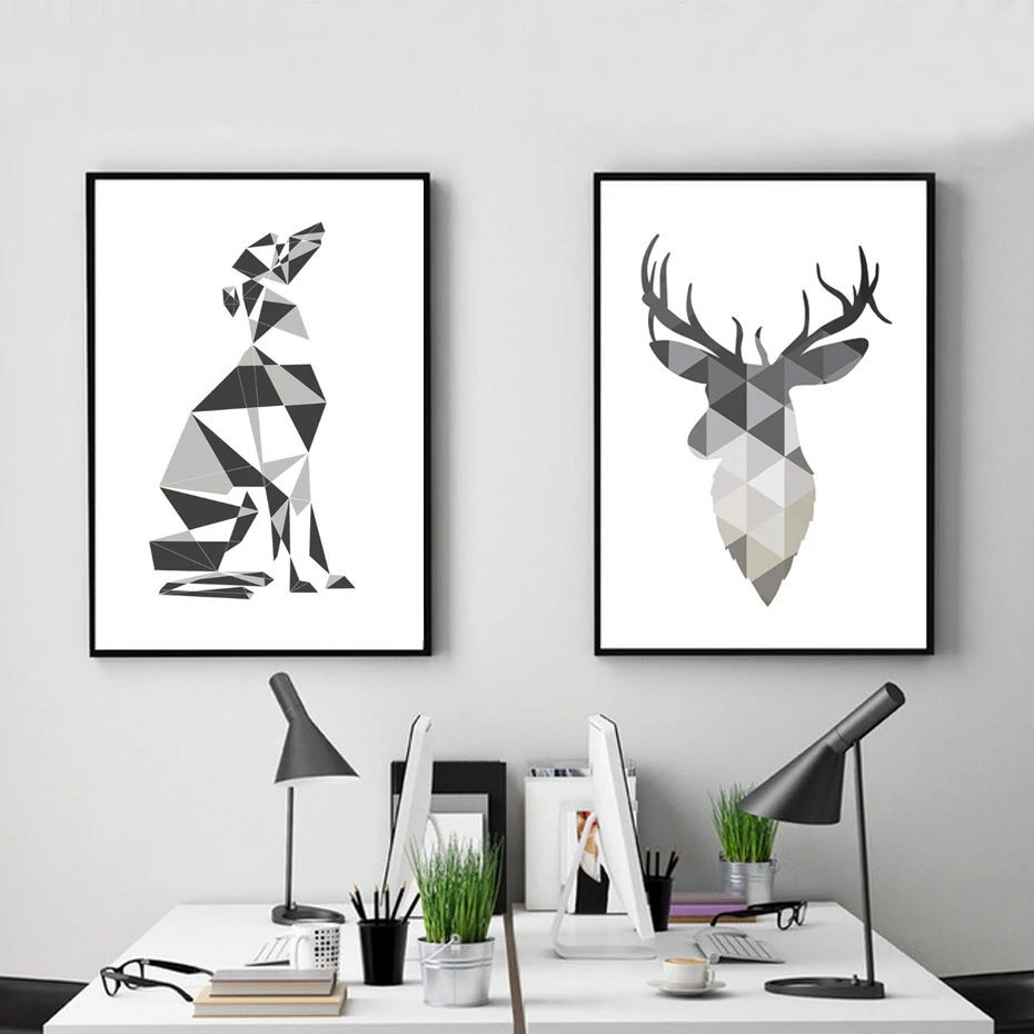 Minimalist Abstract Italian Greyhound 2