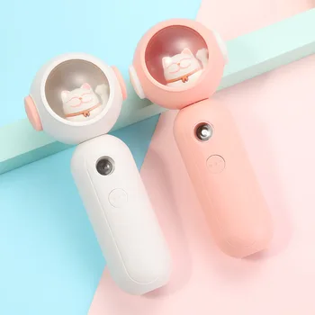 

Cute Cat Portable Humidifier USB Mini Handheld Ultrasonic Humidifier Mist Maker Fogger Diffuser for Face Steam
