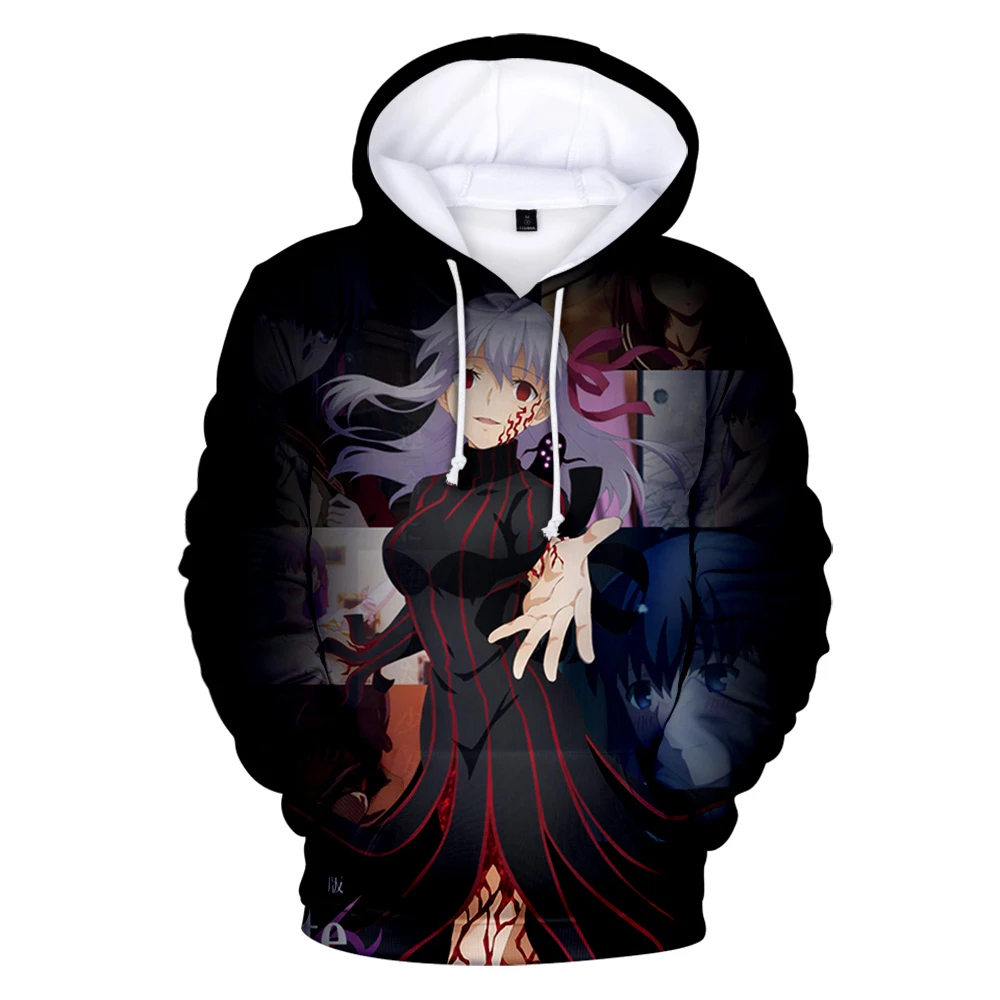 

Толстовка Мужская/Женская с длинным рукавом, свитшот с аниме принтом Fate Stay Night Heaven's Feel Iii, симпатичная трехмерная песня, Осень-зима