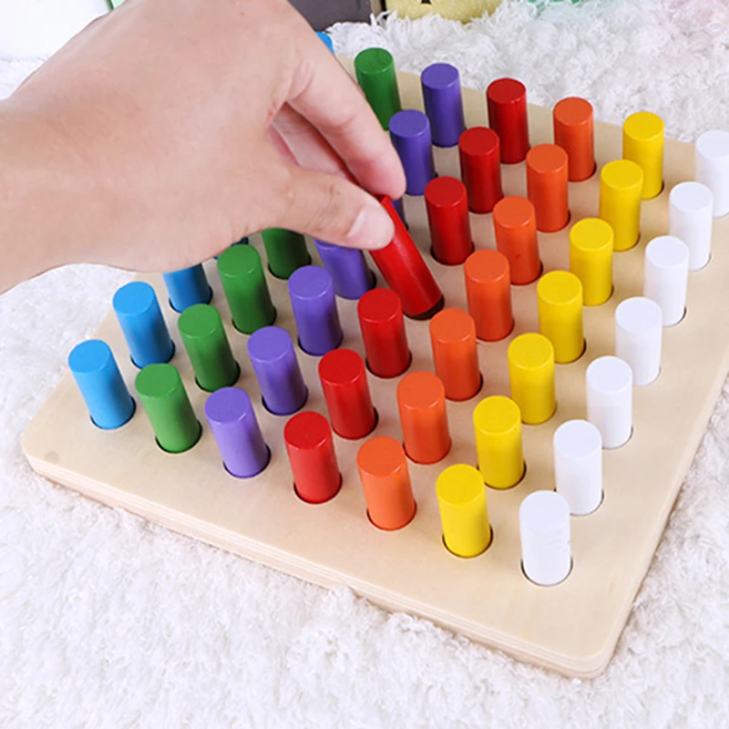  Kid Toy Montessori Toys Sticks Hanging Cables Sensory Teaching Aid Preschool Math Arithmetic Toys C - 4000200347424