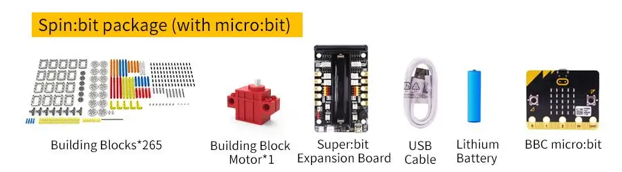 Yahboom Micro: бита Строительный блок серии RC робот программируемый строительный блок колесо обозрения робот игрушка для детей