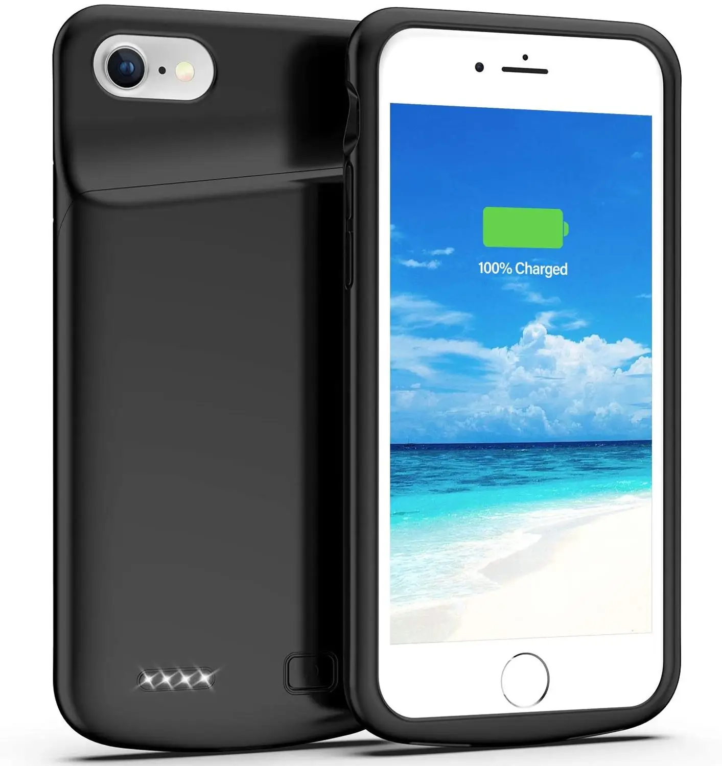 Чехол для аккумулятора Yan Bu iPhone 8/7/SE 2020 (2 го поколения) тонкие силиконовые
