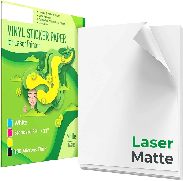 Adhesive Transparent Sticker Paper Printing  A4 Sticker Label Paper Laser  Printer - Self-adhesive Paper - Aliexpress