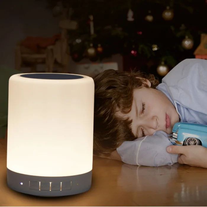 Ночник Bluetooth динамик с регулируемой яркостью изменение цвета Tap настольная лампа LHB99