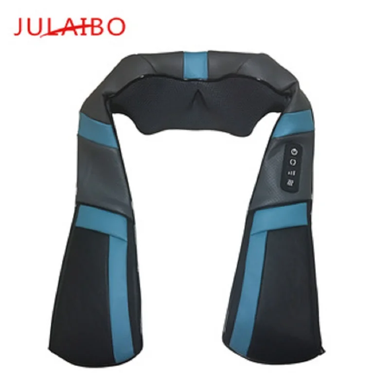 JULAIBO 3D Горячая profondo impastare massaggiatore a infrarossi forma di U elettrico Shiatsu Массаж torna maglia spalla del c |