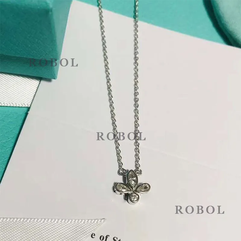 XL TFB TIFF RLLEN, высокое качество, оригинальное Модное Элегантное ожерелье TIF, подвеска, сделай сам, ювелирное изделие, подарок для женщин