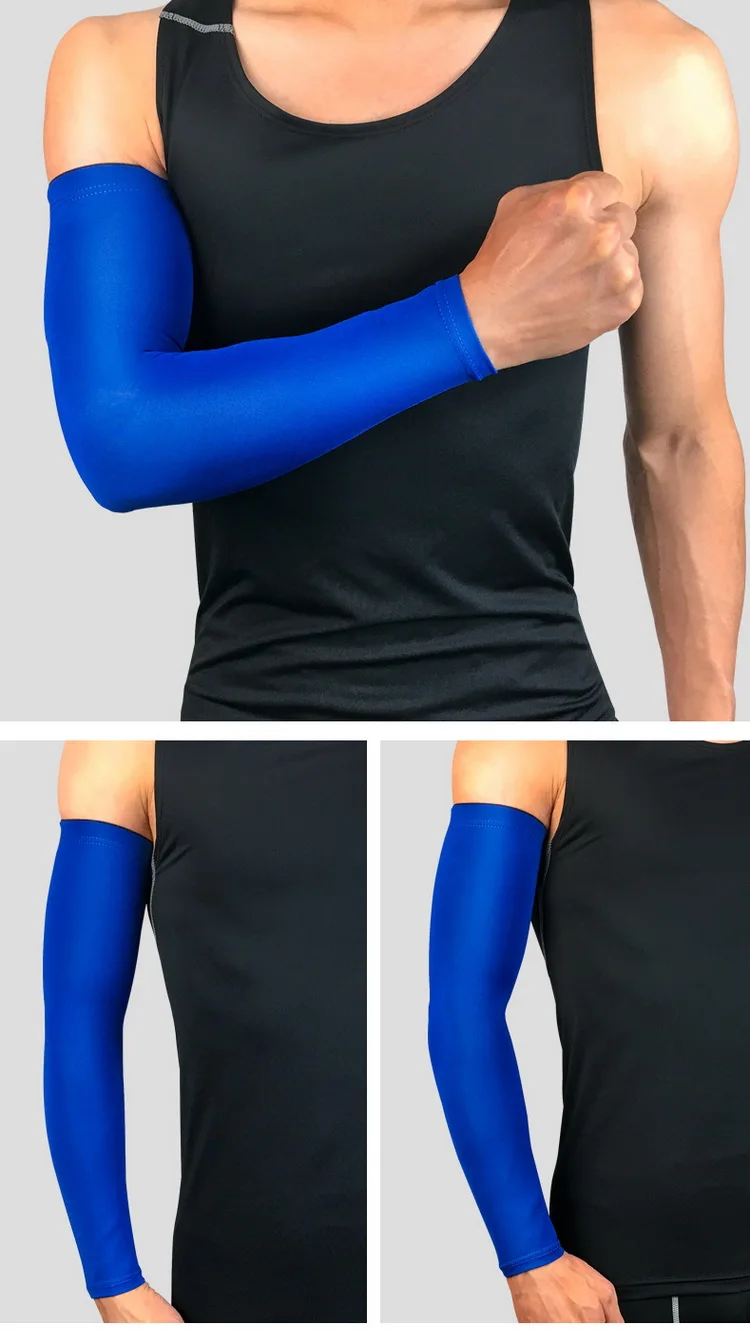 2 шт. супер эластичные баскетбольные рукава налокотник для волейбола дышащий лайкровый велосипедный костюм налокотники Поддержка компрессионная скобка