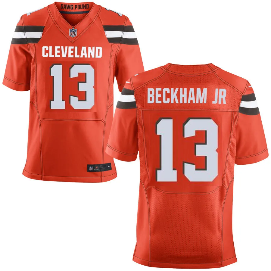 men Кливленд, стильная Высококачественная Мужская футболка Odell Beckham Jr#13 Browns Baker Mayfield#6 - Цвет: men