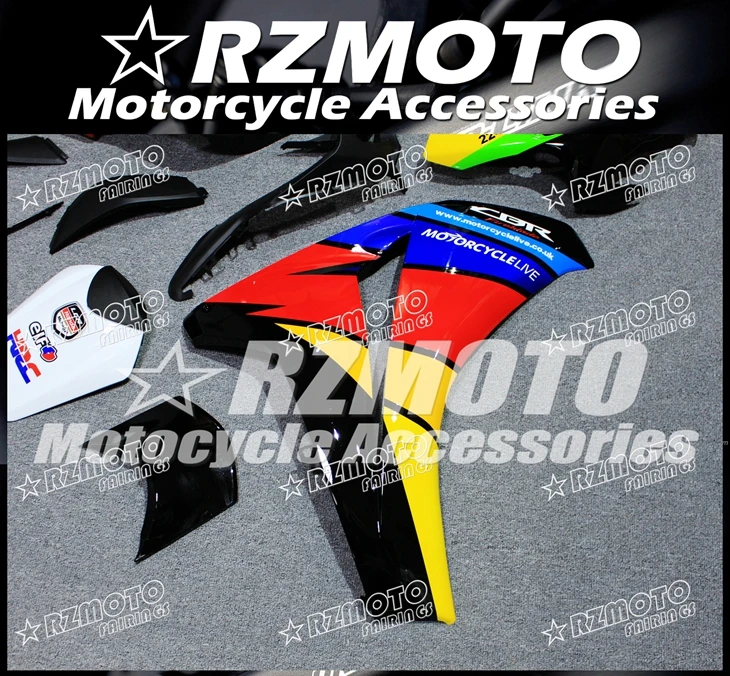 ABS мотоцикл обтекатель комплект для HONDA CBR1000RR 2008-2011 год кузов литья под давлением Магазин № 1062
