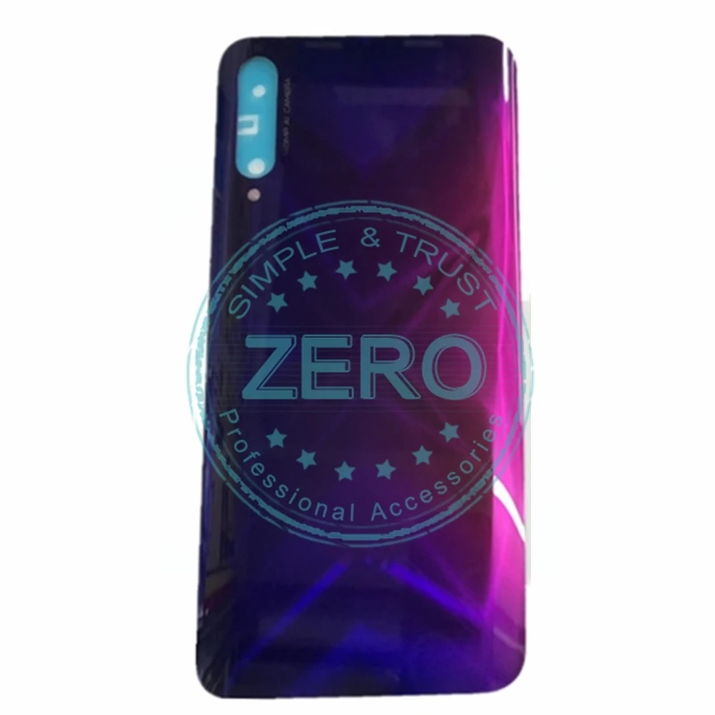 Для huawei Honor 9X Pro Задняя крышка батареи+ клей для Honor 9XPro задний корпус сменный запчасти - Цвет: Purple