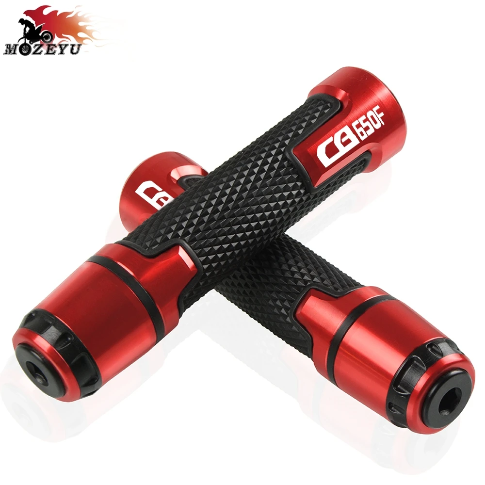 Для HONDA CB650F 7/8 ''22 мм CNC алюминиевые+ пластиковые универсальные ручки для мотоцикла cb650f рукоятка и концы руля ручка CB CB650F
