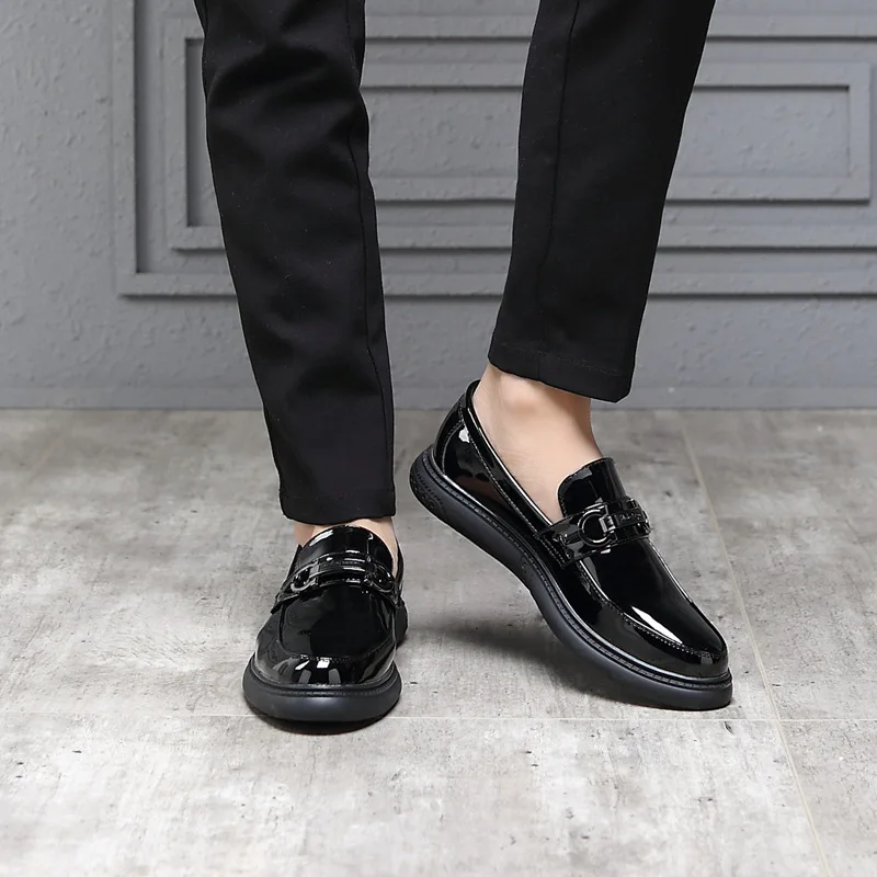 

Spring And Autumn New Style Men's Shoes Korean-style Social Trend Small Leather Shoes Hot Selling Youth Men's Thin Shoes