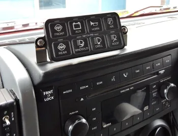 

DC12V UNIVERSAL 8 gangs SWITCH PANEL POWER SYSTEM Slim Touch Control switch panel FOR SUV CAMPER RV MARINE