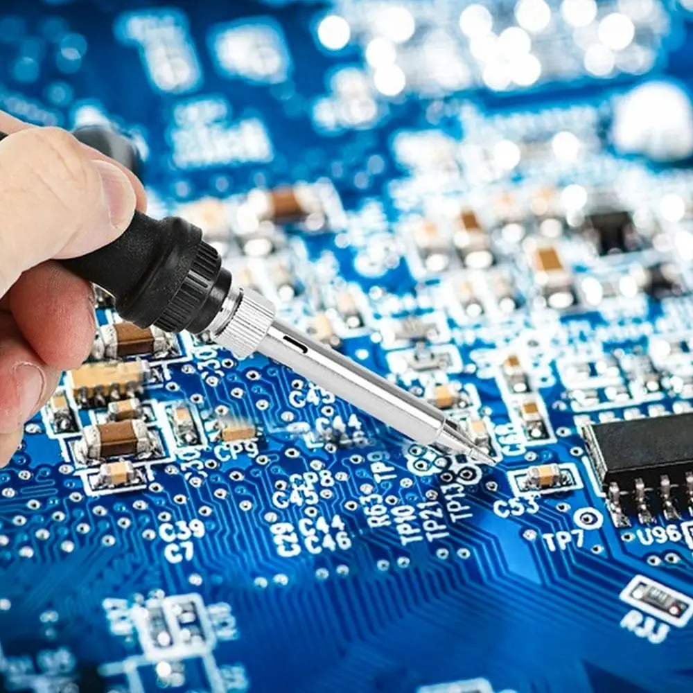 

Portable Electric Iron 50HZ Soldering High Temperature Handheld 60W Electric Soldering Iron Adjustable Plastic Handle