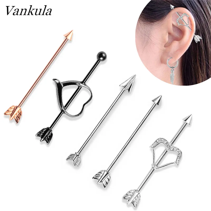Серьги-штанги Vankula Из Нержавеющей Стали Для Пирсинга Ушей ювелирные изделия для
