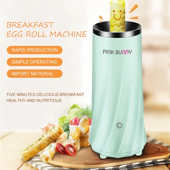 

Electric Automatic Multifunctiona Mini Egg Roll Maker Omelette Breakfast Egg Boiler Kitchen Cooling Egg Cooker EU Plug D45