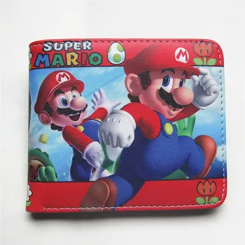 

Super Mario World Wallets Cute Cartoon Coin Purse Student Game Super Mario Figures Wallet Credit Card Holder