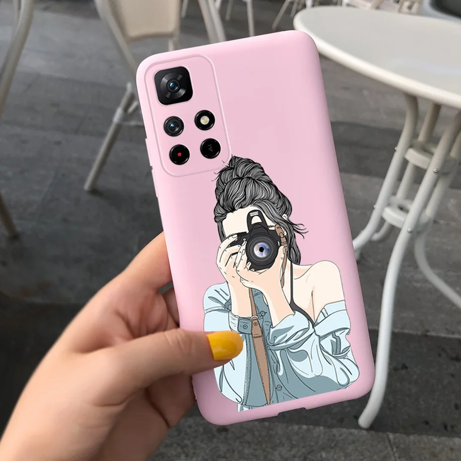 Cute Butterfly Phone Case For Xiaomi Redmi Note 11 Pro 5G Back Cover Slim TPU Bag Bumper For Xiomi Redmi Note 11 Pro+ 2021 Funda phone flip cover