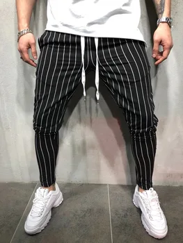 

2019 Die Latest Mode Clothing Suit Many Occasion Men's Summer Mode Thin Comfortable Striped Plaid Black White Casual Tube