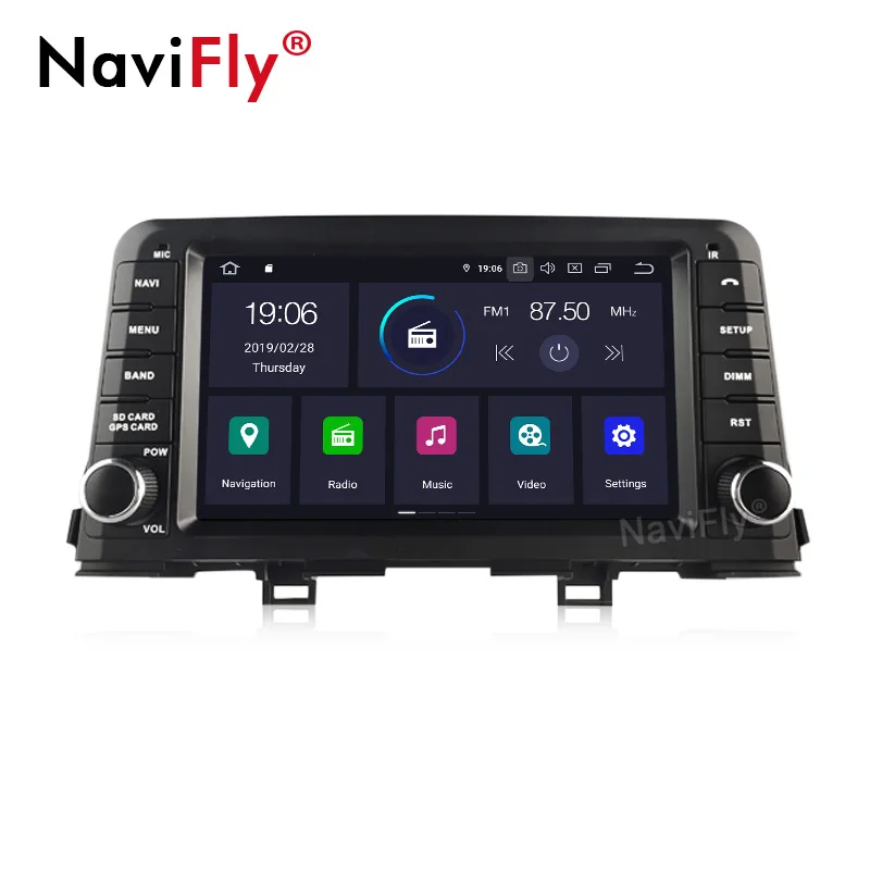 Clearance Android 9.0 Quad core Car Audio Fit For KIA PICANTO MORNING 2017 2018 2019 Car DVD Player Navigation GPS Radio 0