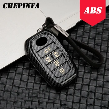 

ABS Car Key Case Full Cover For Toyota Camry Mark X RAV-4 Auris Avensis Prius Aygo Camry PRADO COROLLA HIGHLANDER 2 3 Buttons