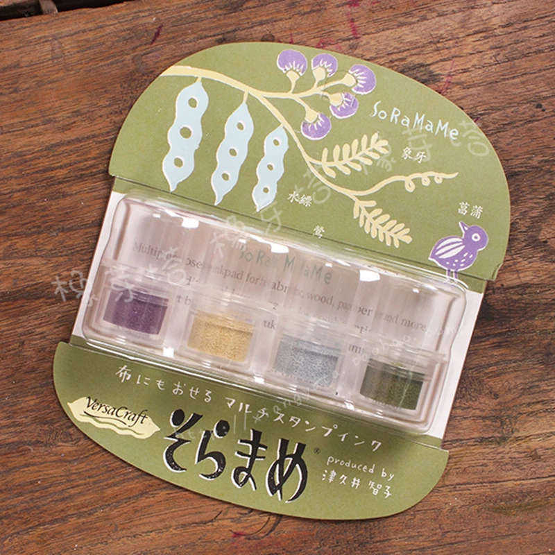 Tsukineko Versacraft Soramame Ink Pad - Stylish - 4 Color Set