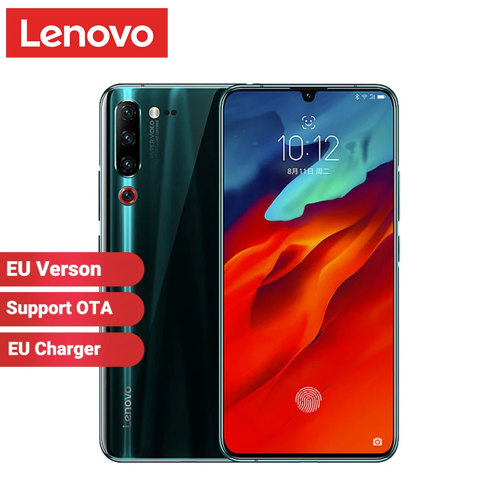 Смартфон Lenovo Z6 Pro с восьмиядерным процессором Snapdragon 6 39 ОЗУ 8 ГБ ПЗУ 128 48 МП 4G