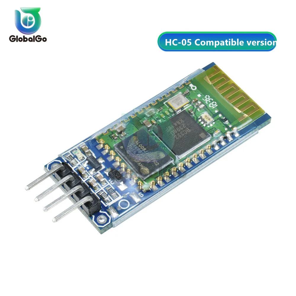 HC-05 Compatible HC-06 HC 06 HC 05 радиочастотный беспроводной приемопередатчик bluetooth, подчиненный модуль RS232 ttl в UART конвертер и адаптер - Цвет: HC-05 Compatible