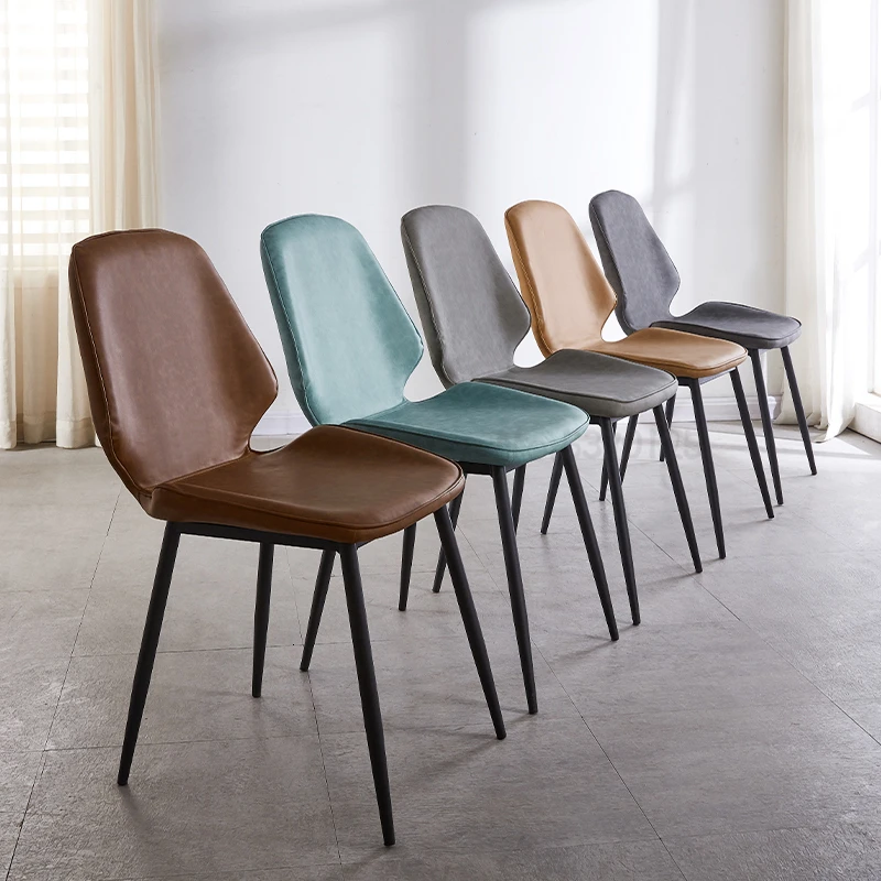

Dining Chair, Home Restaurant, Backrest Chair, Creative Dining Table and Chair, Leisure Computer Chair, Creative Leather Chair
