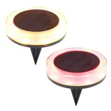 Светильник на солнечной энергии 12LED водонепроницаемый светильник на солнечной энергии подземный уличный садовый газон пейзаж