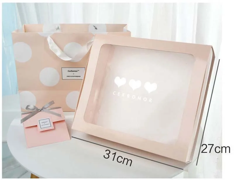 0-1 year Newborn Summer Clothing Suit Gift Box Cotton Baby Suit Cola Print Baby Girls Boys Clothing Gift Box Set