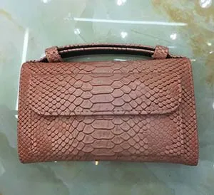Classic Pink Женский кошелек из натуральной кожи, зеленые кошельки, змеиный сексуальный Кошелек для монет, держатель для карт, женские кошельки, классический клатч, сумка для денег - Цвет: Classic Pink