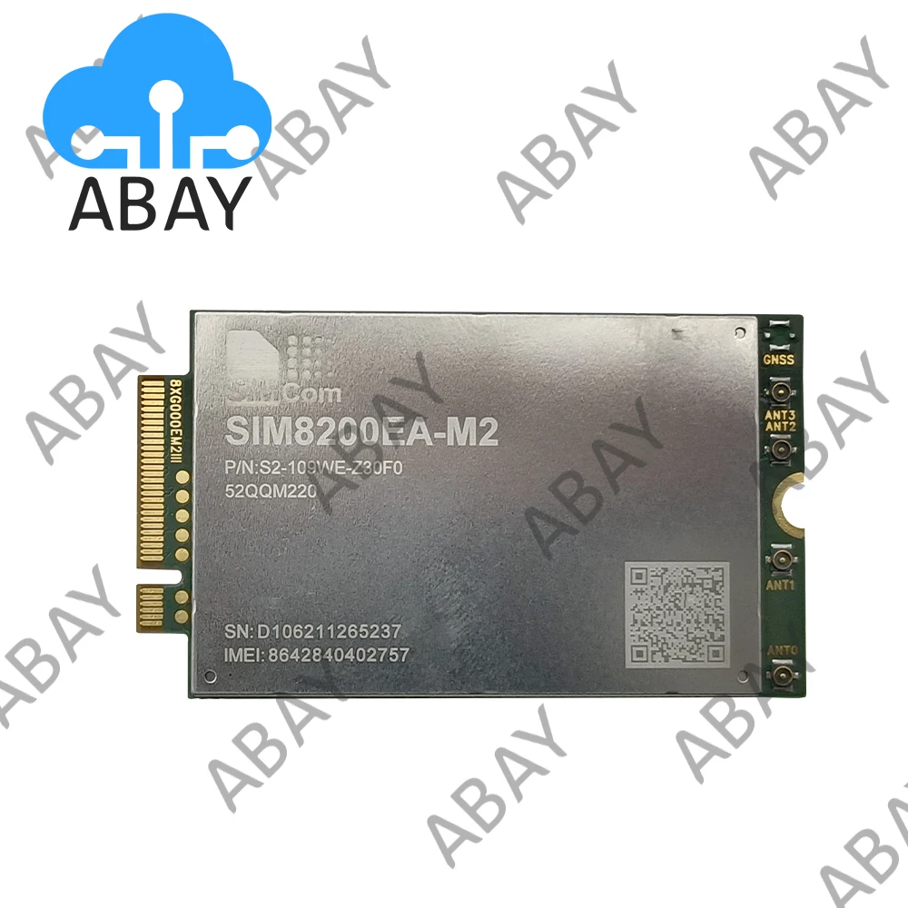 SIMCOM SIM8200EA-M2 IOT M2M 5G Module SIM8200 Multi-Band NR/LTE-FDD/LTE-TDD/HSPA Sub-6GHz Supports R15 NSA/SA up to 4Gbps |