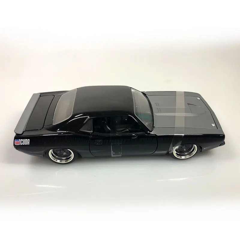 JADA 1/24 масштаб классический автомобиль 1970 Плимут Barracuda литой металлический автомобиль модель игрушки для коллекции, подарок, дети