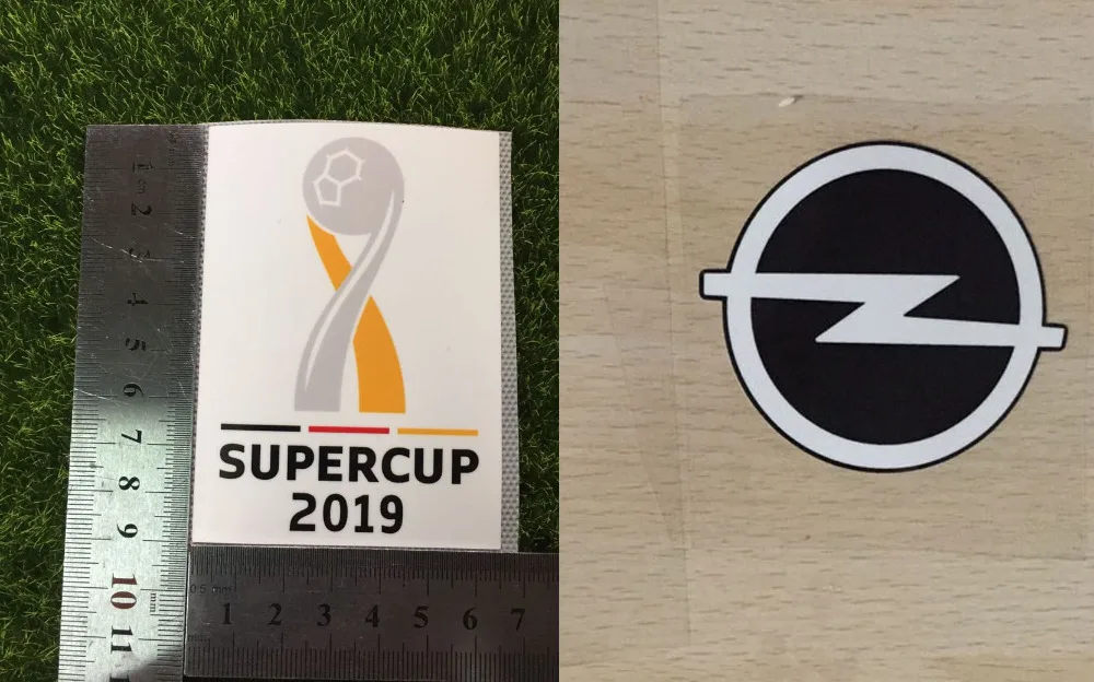 Германия SuperCUp патч с Катаром спонсор железа на теплопередачи футбольная нашивка значок