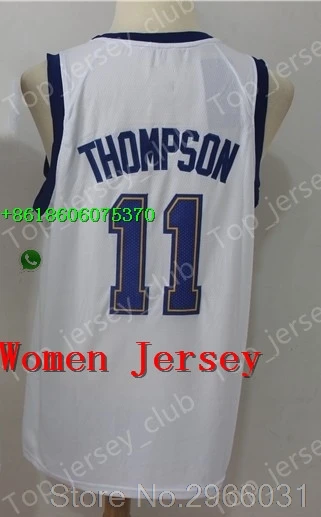 A+++ качество для взрослых женщин#11 Клай Томпсон 23 драймон Грин 0 demarus Cousins 9 Andre Iguodala Jersey Golden State - Цвет: for Women