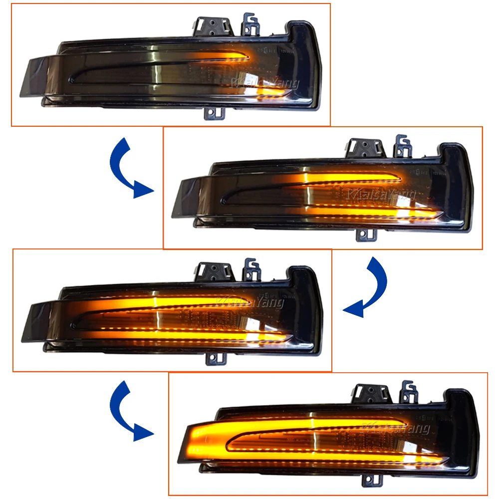 Для Mercedes Benz W204 W176 W221 A B C E S CLA CLS GLA GLK класс динамический мигалка светодиодный