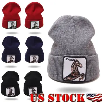 

Winter Hats For Women Mens Unisex Fashion Cotton Print Knit Hats Beanie Ski Hats Thick Warm Caps 2019 Hot Sale sombrero mujer