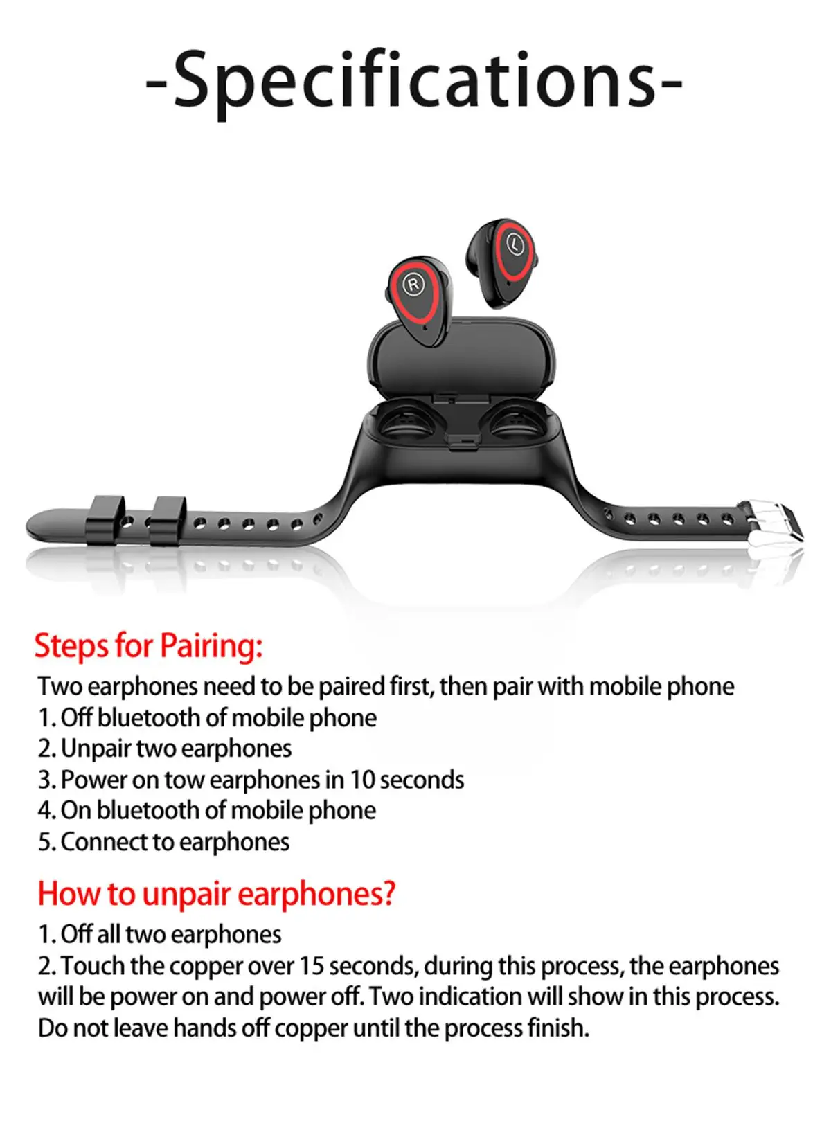 M1 color screen smart bracelet Bluetooth headset 2 in 1 wristband sleep heart rate blood pressure monitor with music headphones