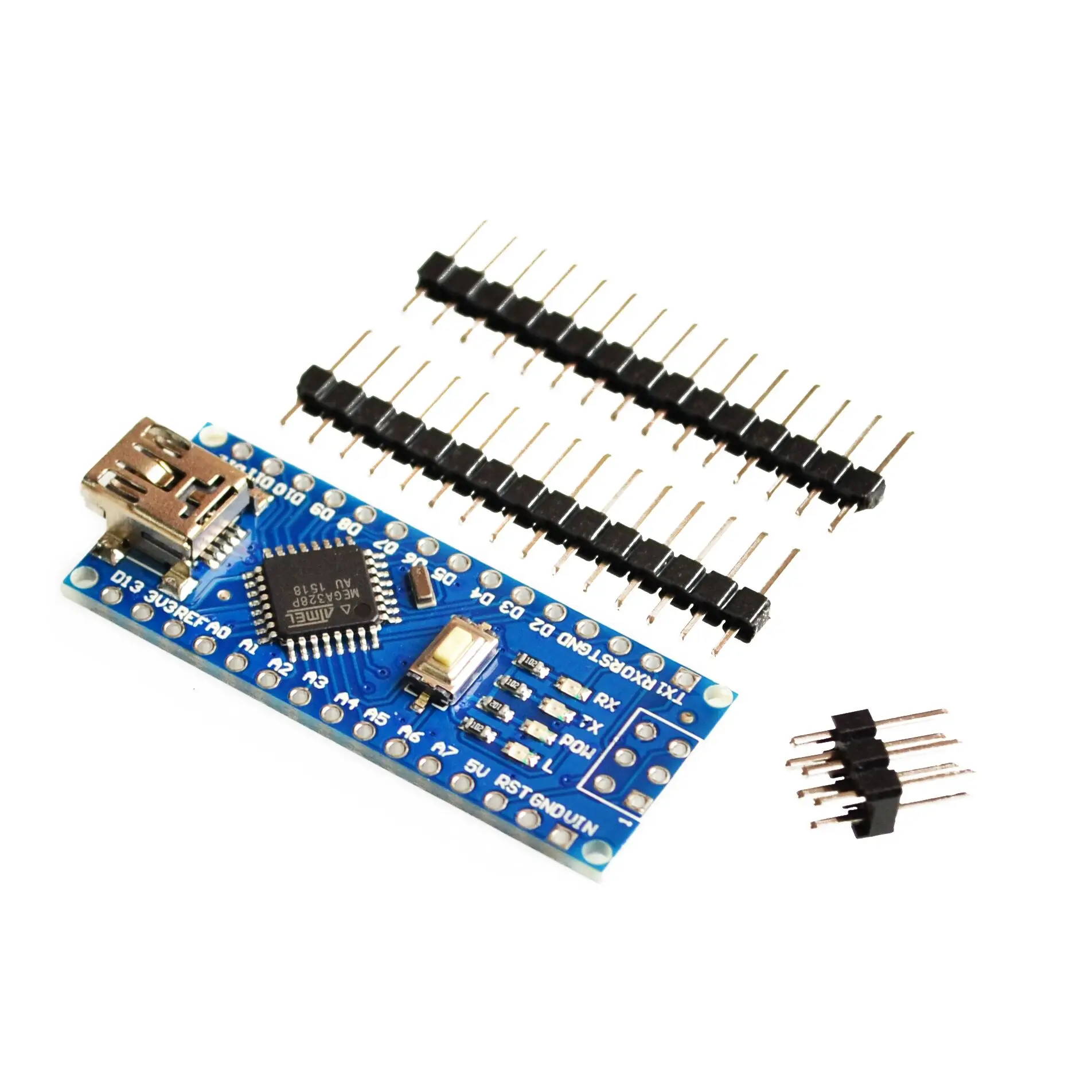Плата микроконтроллера MINI USB Nano V3.0 ATmega328P CH340G 5 в 16 м для arduino NANO 328P 10 шт. |